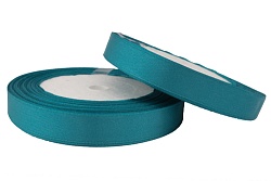 Лента атласная 1,2 см Лазурный 23 м